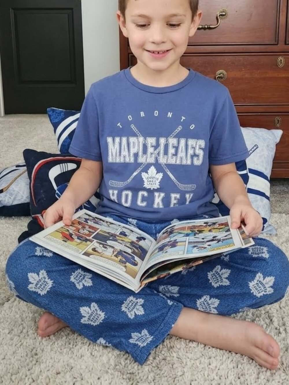 Kids Pajamas - NHL Toronto Maple Leafs Size 10/12